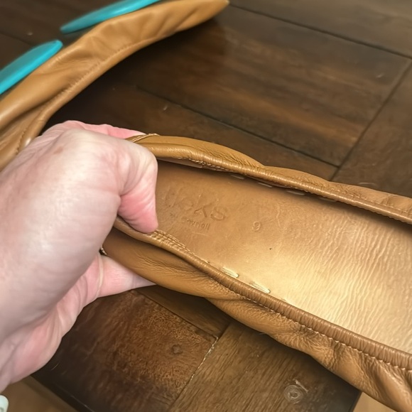 Tieks tan leather ballet flats size 9 - Picture 5 of 5